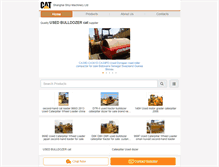 Tablet Screenshot of bulldozercat.com